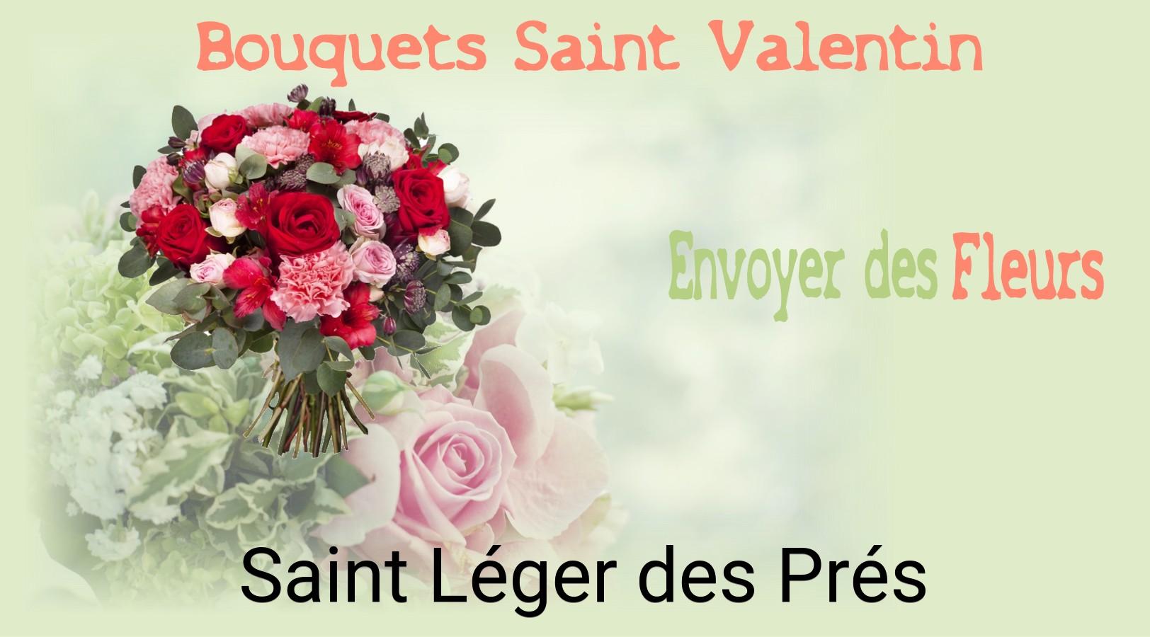 Roses de Saint-Valentin livrées à Saint-Léger-des-Prés